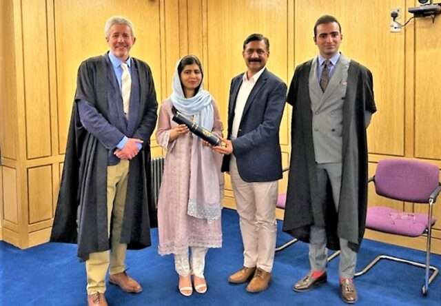 Oxford awards Fellowship to Malala Yousafzai