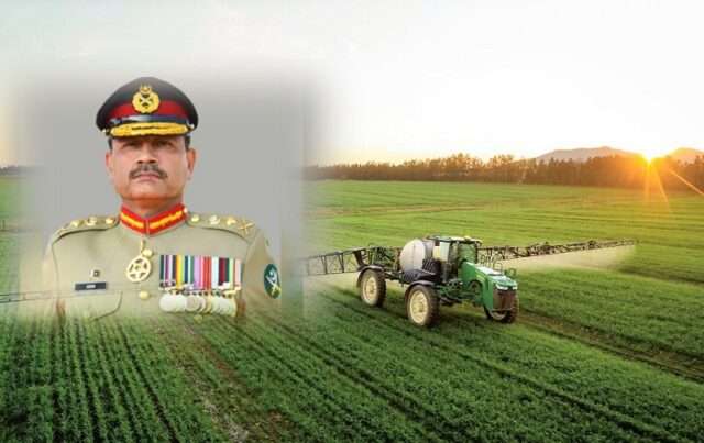 Green Revolution of COAS in Pakistan for Food Security